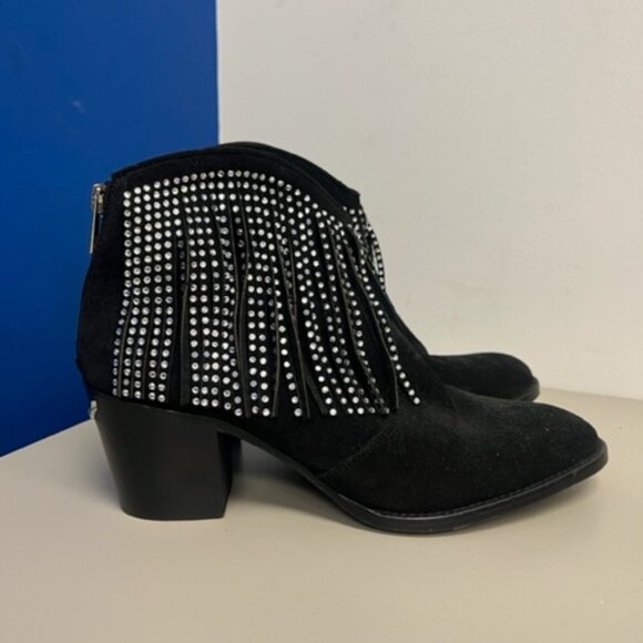 ZADIG & VOLTAIRE  MOLLY SUEDE BLACK size 39 - Picture 1 of 8